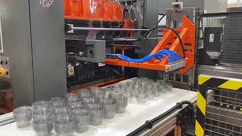 Erkur 70C thermoforming machine with Robot Stacker