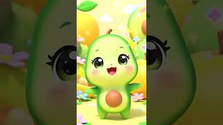 a super cute avocado baby character