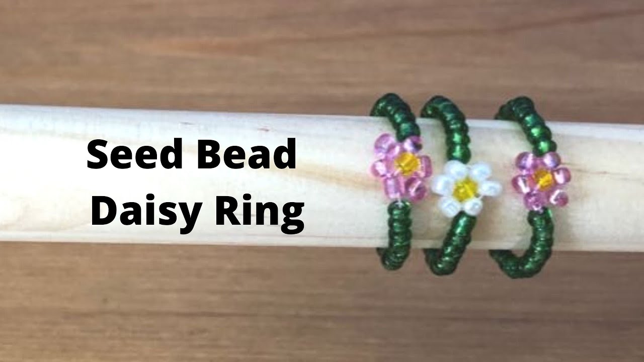 Daisy Seed Bead Ring