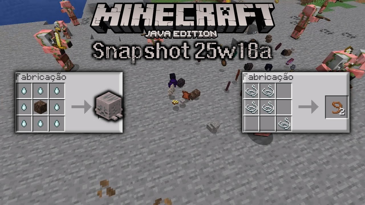 Minecraft Java Edition — Snapshot 25w18a - YouTube