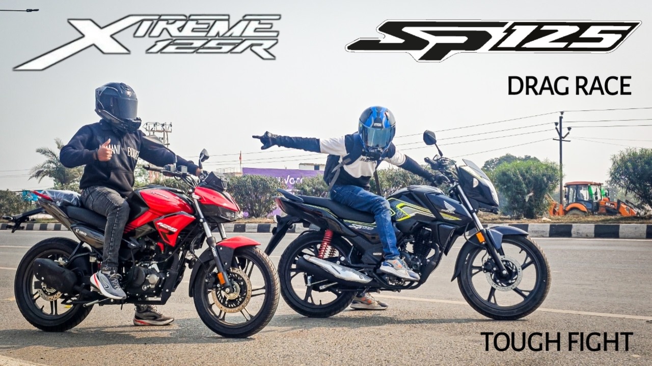 Hero Xtreme 125r Vs Honda SP 125 | Drag Race