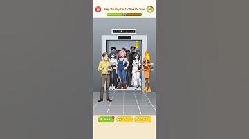 tricky minds: brainy puzzle # level 81#help the guy get to work on time#solution#