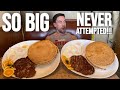 Warningtrainwreck the most insane breakfast challengedoubled up  man vs food  undefeated