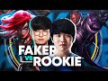 FAKER shows off his KATARINA MECHANICS vs IG ROOKIE in KOREAN SOLOQ!
