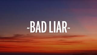 Video thumbnail of "Imagine Dragons - Bad Liar (Lyrics)"