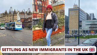 LIFE AS A NEW IMMIGRANT IN THE UK | GETTING OUR BRP CARD | VISITING THE KIRKGATE MARKET IN LEEDS