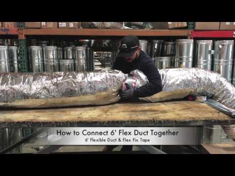 How-To Connect 6' Flexible Duct - The Duct Shop