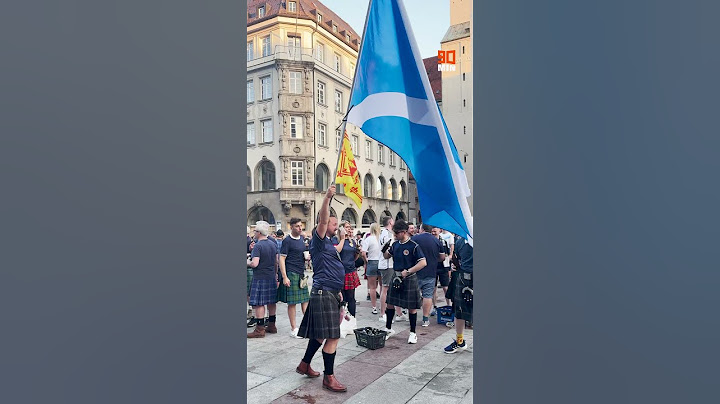 Die Schotten erobern München! 🏴󠁧󠁢󠁳󠁣󠁴󠁿 Solange sie die 3️⃣ Punkte dalassen... 🤝🇩🇪