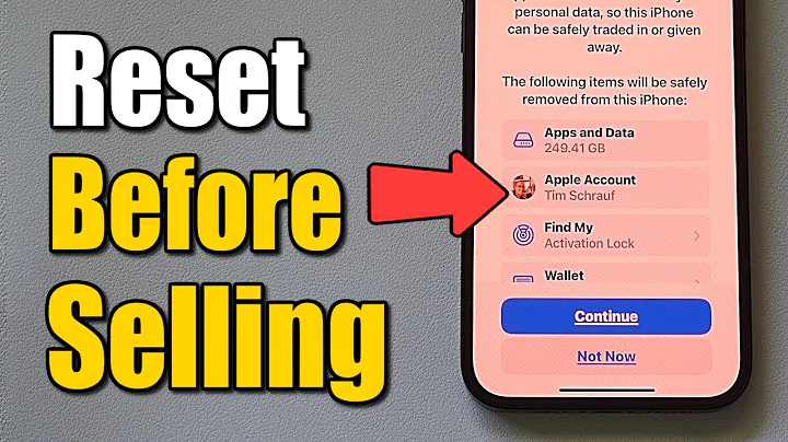 How to Factory Reset iPhone before you Sell it (Best Method)