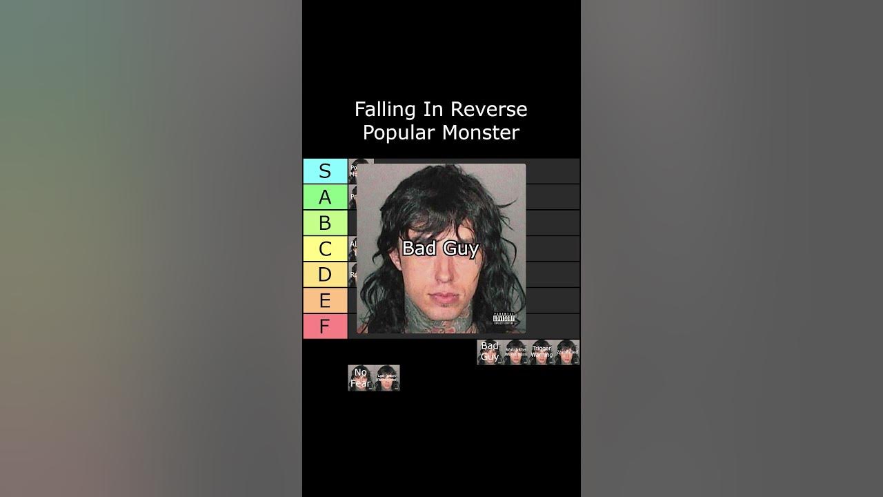 Tier List - Popular Monster - Falling In Reverse