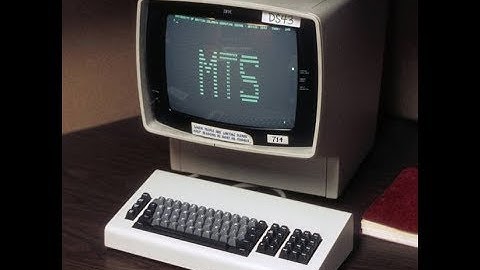 MTS - The Michigan Terminal System mainframe OS - M43