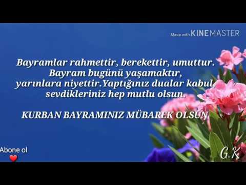 QURBAN BAYRAMI TEBRİKLERİ 2020