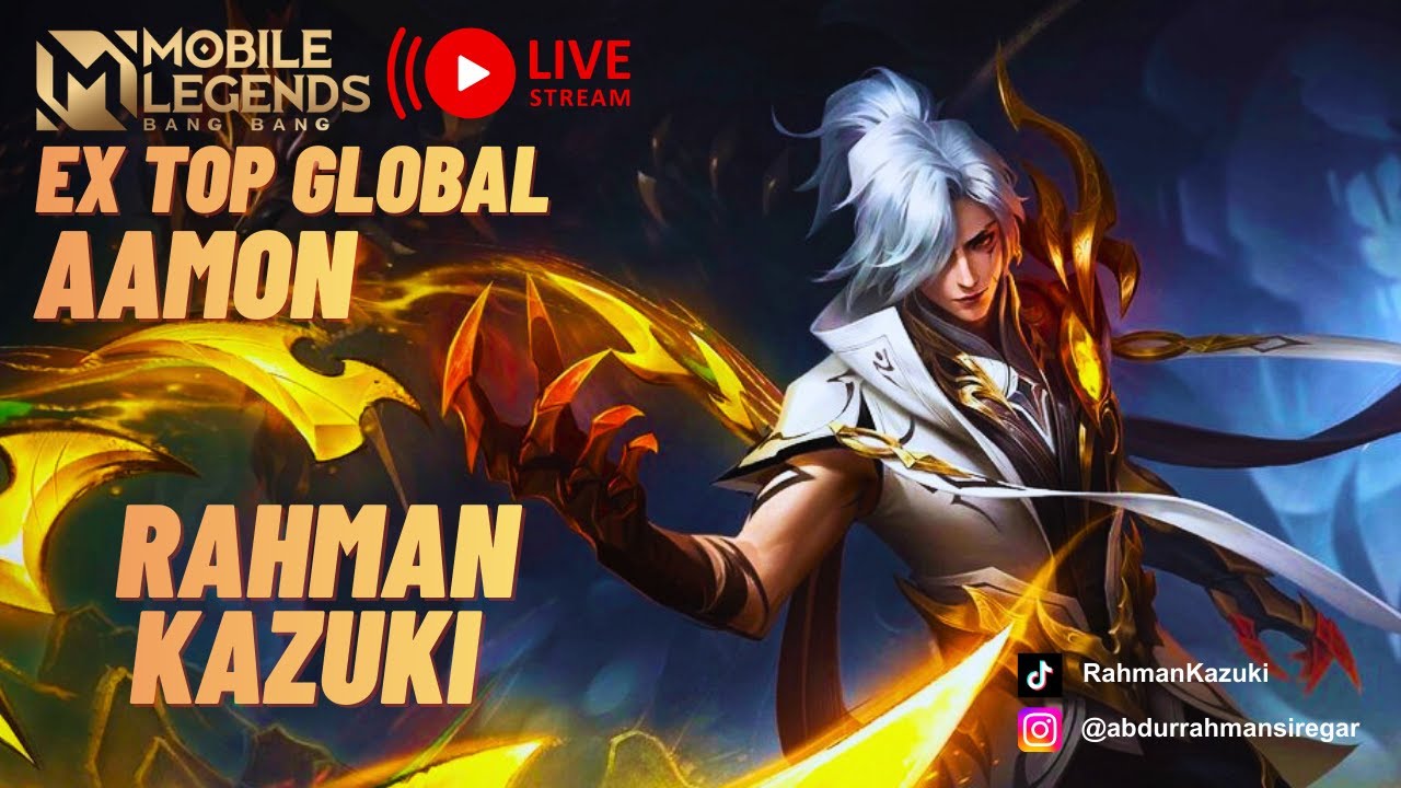 🔴 LIVE DAY 34 PUSH RANK S39 | AAMON NERF? NO PROBLEM #mobilelegends