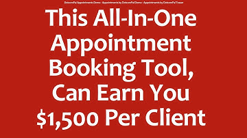 DotcomPal Appointments Demo - Appointments by DotcomPal Demo - Appointments by DotcomPal Teaser