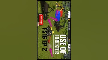 USE of FORESTERY IN FS16 |HOW TO USE FORESTRY IN FARMING SIMULATOR16 #shorts#short#fs16 #shortsfeed