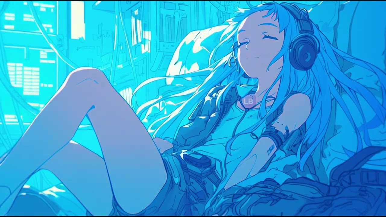 Cyberpunk Lofi Vol. 3 🌙 Dystopian Night Not so Calm | Anime Robot Girl Sleep Loop