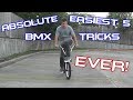 ABSOLUTE EASIEST 5 BEGINNER BMX TRICKS! EVER!