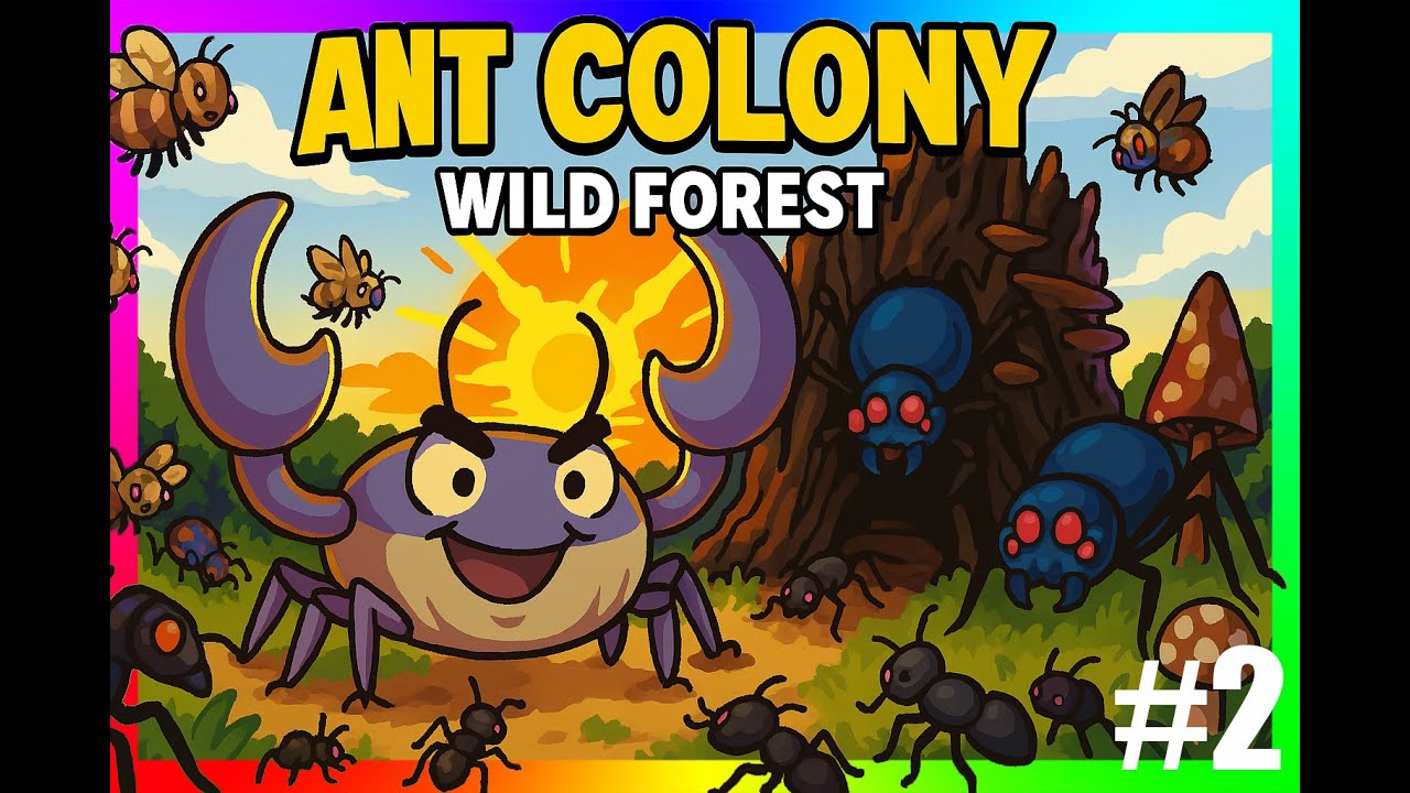 Ant Colony: Wild Forest – 2ª Gameplay PT-BR! 🐜 Dominando o Mapa com Nova Estratégia!