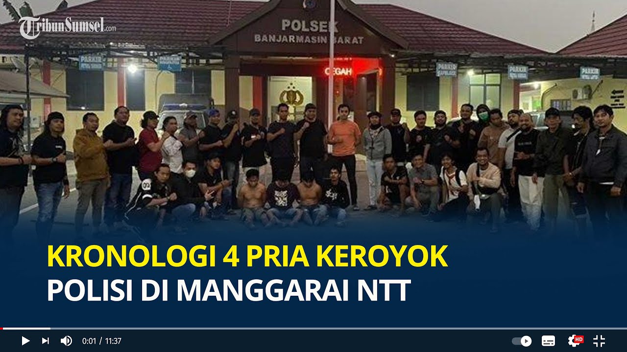Kronologi 4 Pria Keroyok Polisi di Manggarai NTT, Berawal dari Hendak Amankan Rekan yang Dianiaya