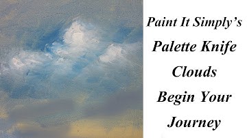 Basic Clouds Palette Knife