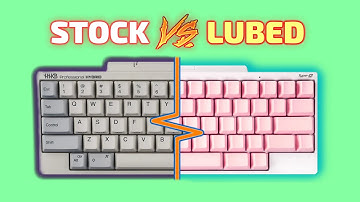 Stock vs Lubed HHKB Hybrid Type-S — REAL Sound Test