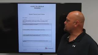 22 0029-80541 - Husky 2G OPNET – Operator Training Critique