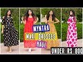 Myntra Maxi Dresses Haul(7 Dresses)| Under ₹800 | Casual & Party-wear Gowns