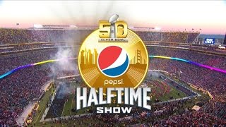 Bruno Mars \& Beyoncé - The Super Bowl 50 Halftime Show 2016 [HD 720p]