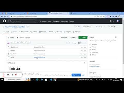Todo list using Html Css and javascript - YouTube
