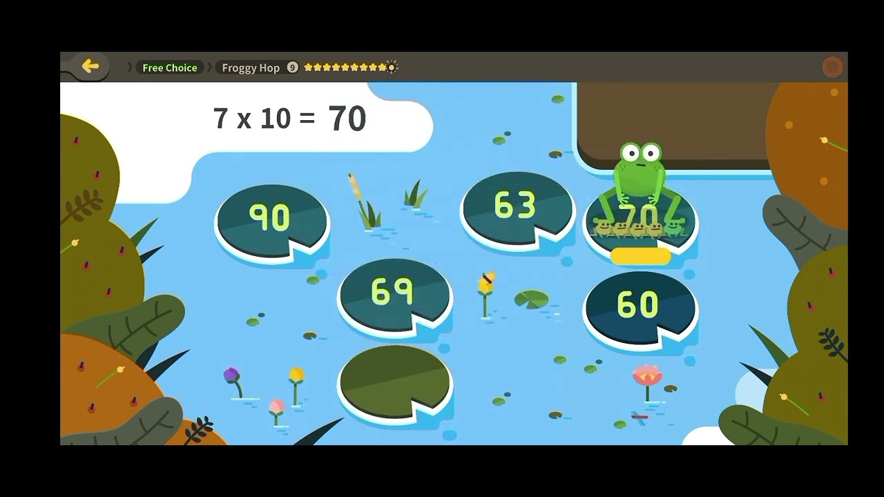TODO MATH - ADVANCED OPERATION / FROGGY HOP (GAMEPLAY)