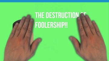 Tired of the Foolery?