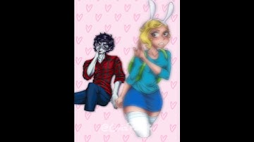 Thumbnail of Lady Gaga Alejandro #AdventureTime #Fionna #MarshallLee #PrinceGumball #FirePrince #Art