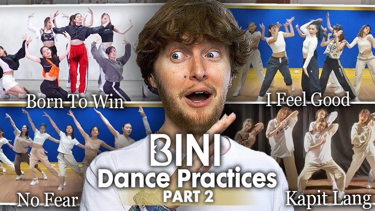 BINI DANCE PRACTICES #2! (Born To Win, Kapit Lang, No Fear, I Feel Good | Reaction)