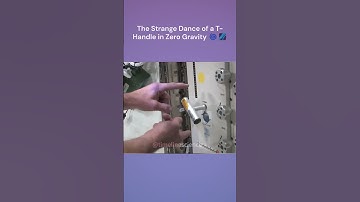 The Strange Dance of a T-Handle in Zero Gravity