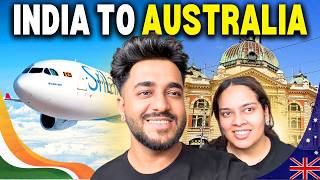 INDIA TO AUSTRALIA Travel Vlog 🇮🇳✈️🇦🇺 | After Our Wedding ☺️