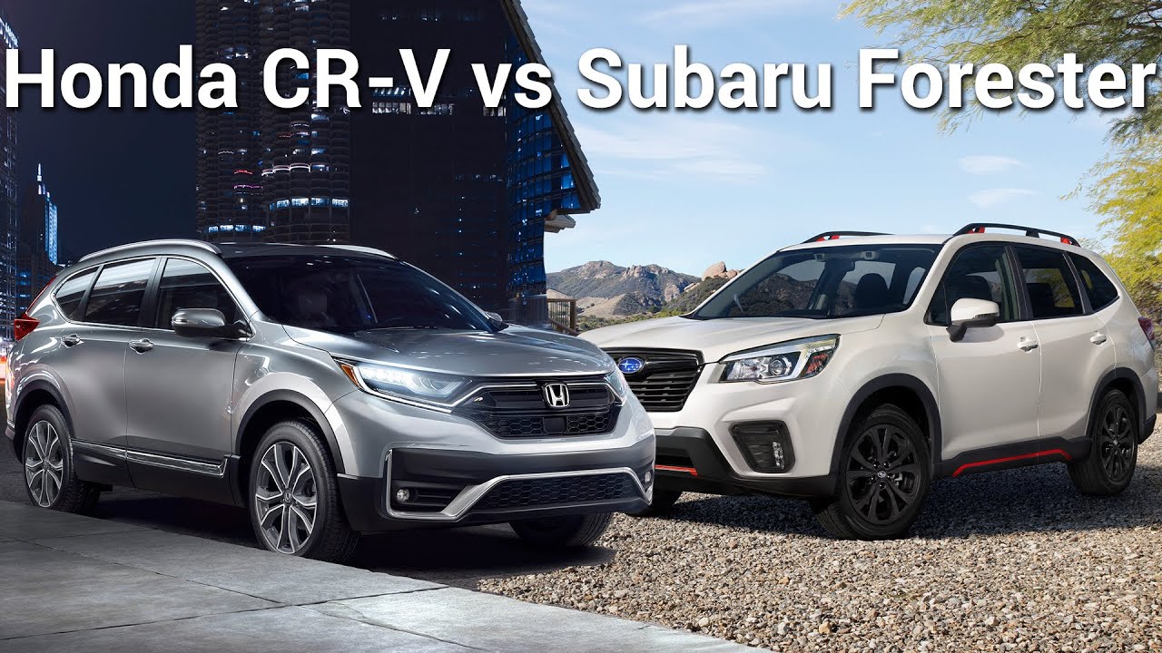 2020 Honda CRV vs 2020 Subaru Forester Which is better? YouTube