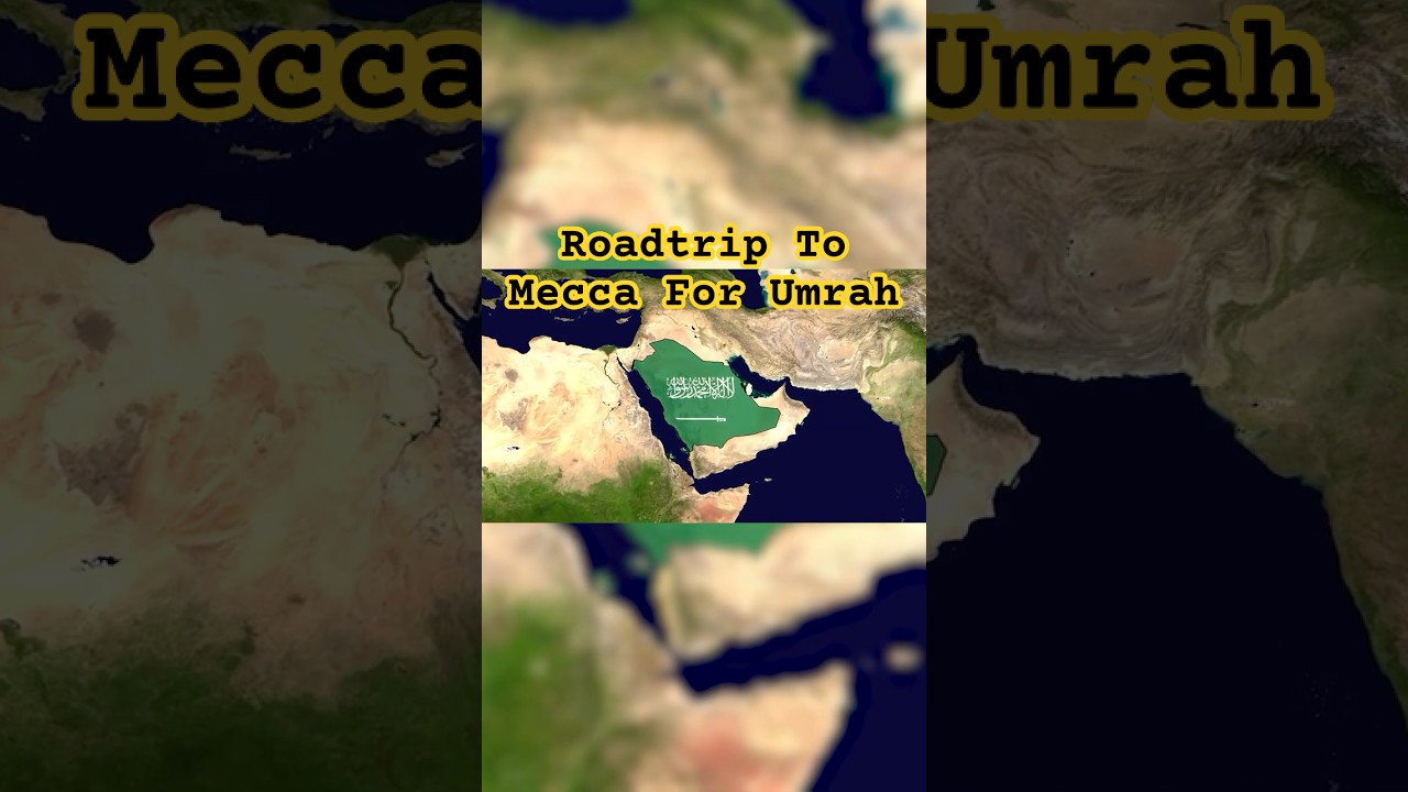 My Road Trip To MECCA For Umrah P-2 #mecca #hajj #umrah #saudiarabia #roadtrip #madina #kaaba #qatar