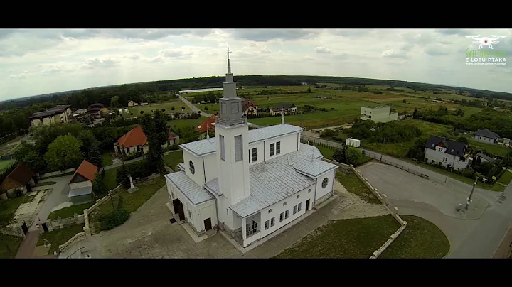 Solec Zdrój z Lotu Ptaka (testowy przelot ).