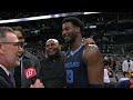 Jaren Jackson Jr. Walk Off Interview | Spurs vs. Grizzlies