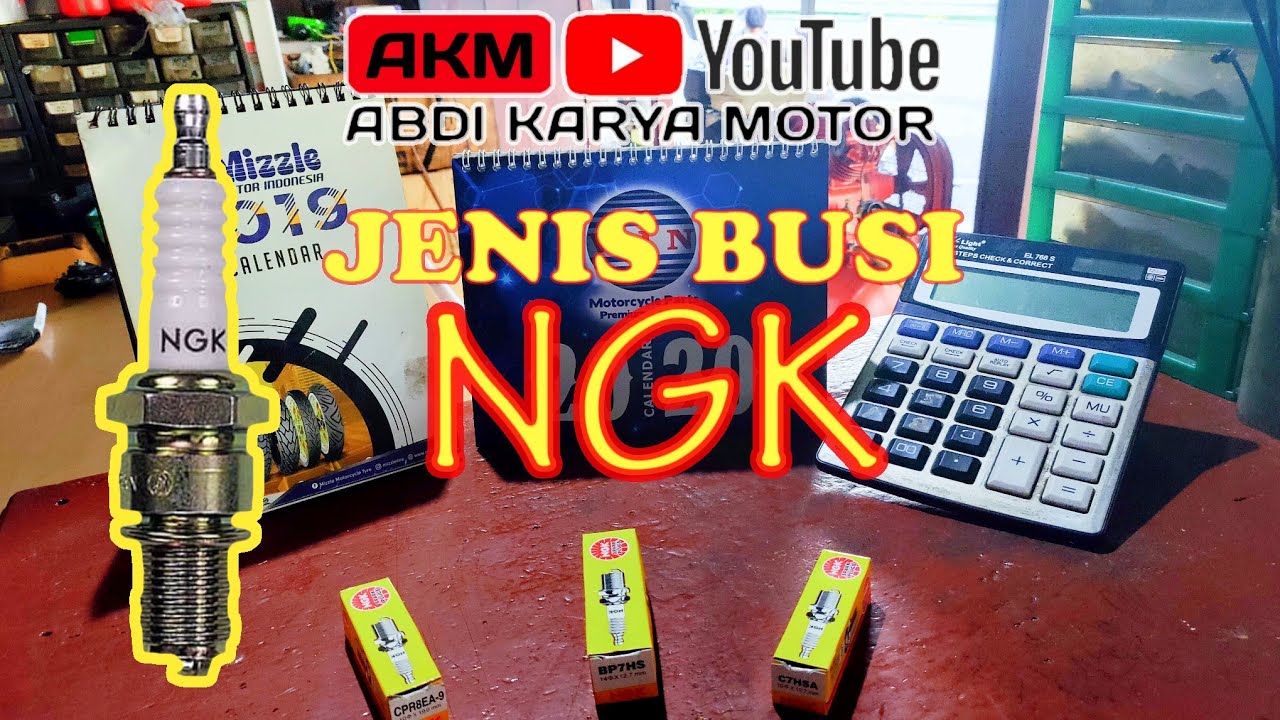 cara membedakan jenis BUSI  NGK yang sering di gunakan 