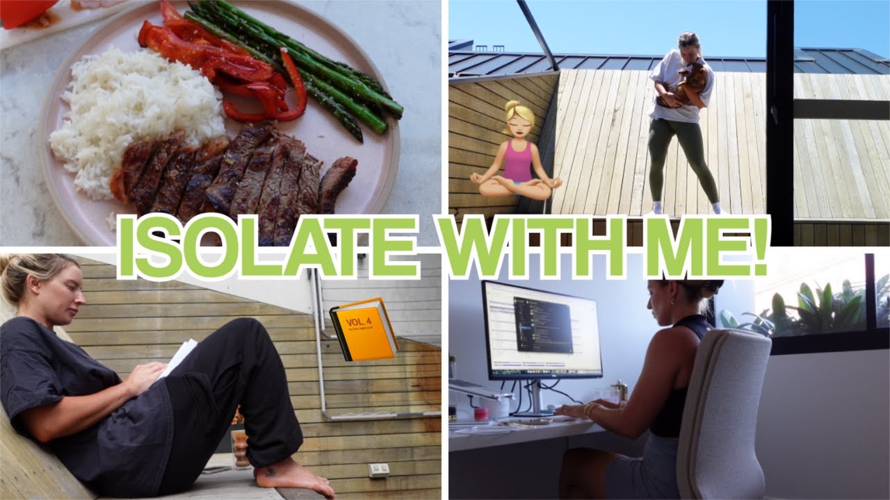 ISOLATE WITH ME! Symptoms, what I'm eating atm + full training lower body session post-coco 🦠