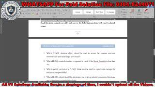 CS409 Assignment 2 Solution Spring 2026 , CS409 Assignment 2 Solution 2026 #CS409 #vuassignments