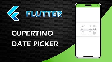 Flutter CupertinoDatePicker Widget
