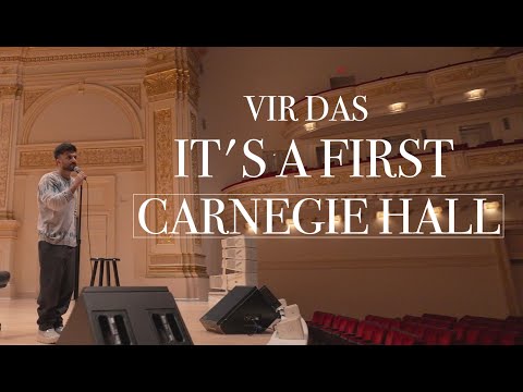 Vir Das - IT'S A FIRST | I Headlined Carnegie Hall!!!