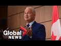 Erin O’Toole accuses Trudeau of looking to trigger early election during a crisis | FULL