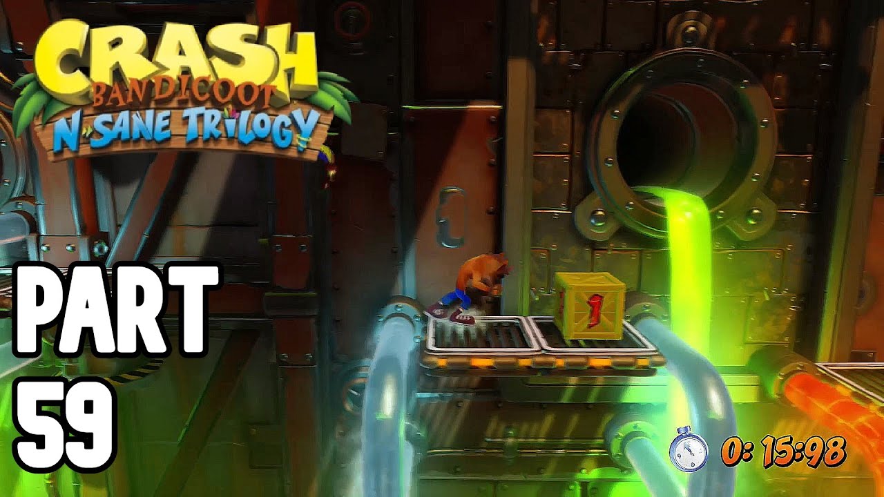 Crash Bandicoot N. Sane Trilogy 100 Walkthrough Part 59 Heavy