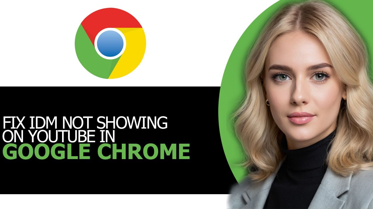 [FULL GUIDE!] – How to Fix IDM Not Showing on YouTube in Google Chrome in 2025