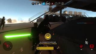 Multi kill with luke!! He is too overpowered! STAR WARS™ Battlefront™