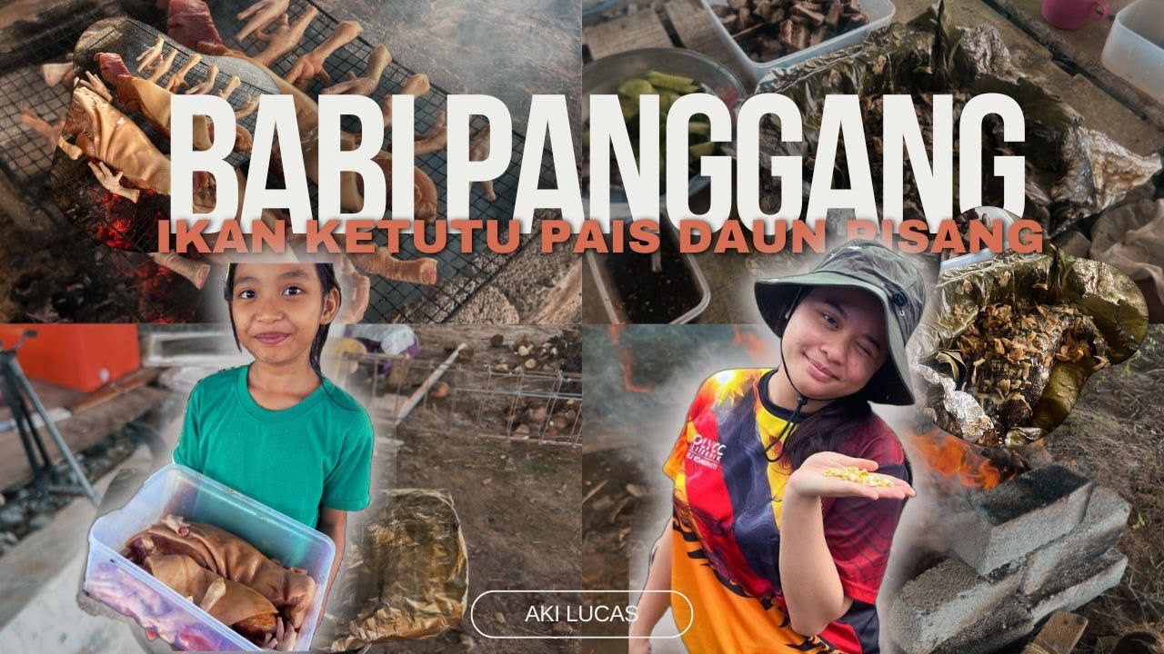 Babi panggang & Ikan pais daun pisang