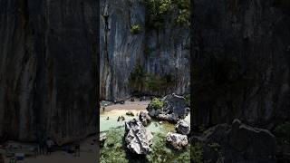 Calmung Beach, El Nido, Philippines 🇵🇭  - Dramatic limestone wall cliffs